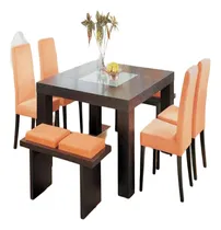 Comprar Mobiliari Comedor 4 Sillas + 2 Banquetas Jisoo + Envío Grati