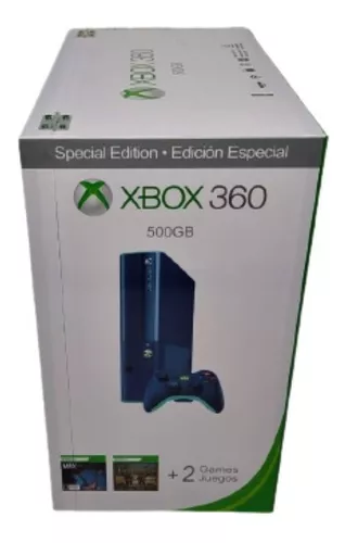 Console Xbox 360 Super Slim 500GB - Azul na loja Super Games no