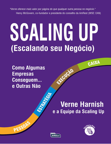 Scaling Up: Escalando seu Negócio, de Harnish, Verne. Editora Jafar Sistemas De Ensino E Cursos Livres, capa mole em português, 2020