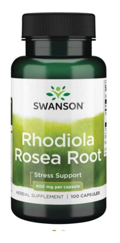 Suplemento en cápsula Swanson  Premium Rhodiola Rosea Root