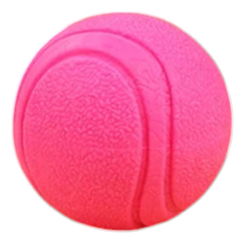 Portu Pets Pelota Maciza M Med 6cm Goma Dura Juguete Perros