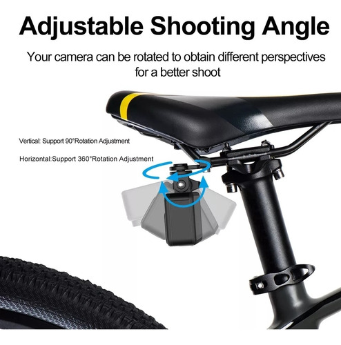 Soporte De Aluminio Para Gopro En Asiento De Bicicleta