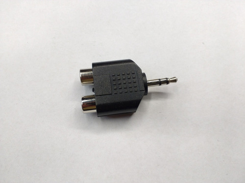 Imagen 2 de 3 de Ficha Adaptador 2 Rca A Plug 3.5mm Conector Superfix Ada061