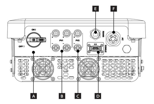 Inversor Solar On Grid X3 Mic 2 Mppt 6kw Trifásico Wifi