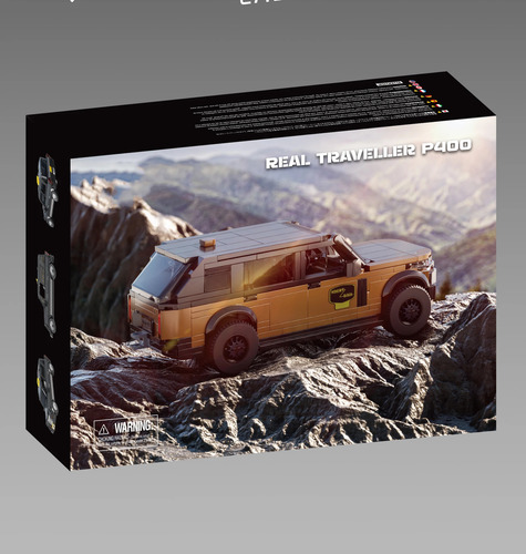 Bloques De Construcción Para Vehículos Traveller, Maqueta De