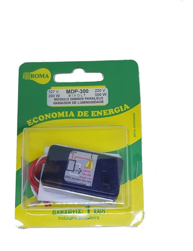 Dimmer Módulo Paralelo Bivolt Roma 300w 110v / 500w 220v 