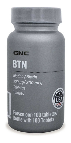 Gnc  Biotina 300 Mcg