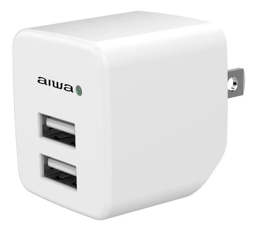 Cargador De Pared Aiwa 2 Puertos Usb Para Celular Tablet