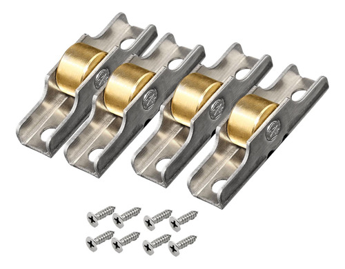 Polia De Faixa 4pcs, Rolo De Porta Deslizante, Hardware De