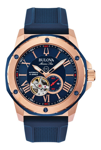 Imagen 1 de 7 de 98a227 Reloj Bulova Marine Star Para Caballero