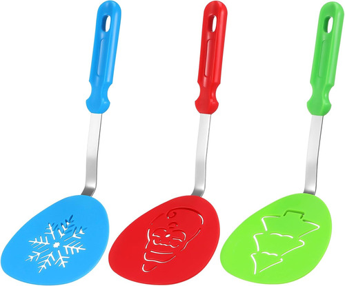 Juego De Espátulas De Navidad3 Espátulas De Galletas Navideñ