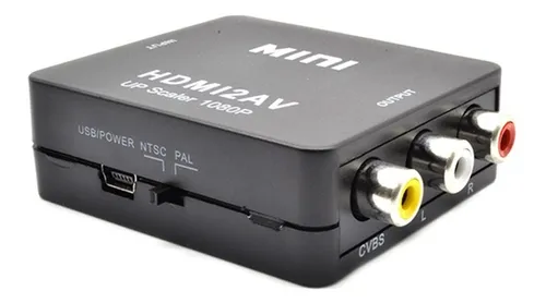 Convertidor Hdmi A Av O Rca Audio Video Bananas Cuotas sin inter s
