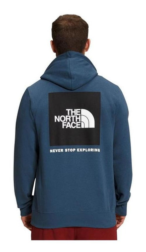 Poleron Hombre The North Face Box Nse Pullover Hoodie Azul