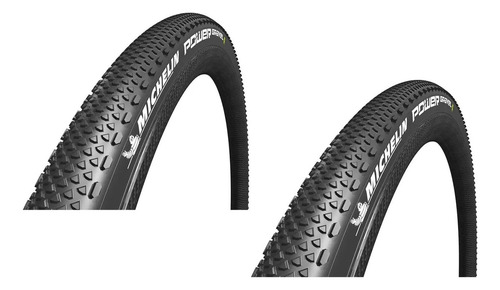 Combo Michelin Llanta Bici 700x35 Power Gr Blk Ts Tlr 424679