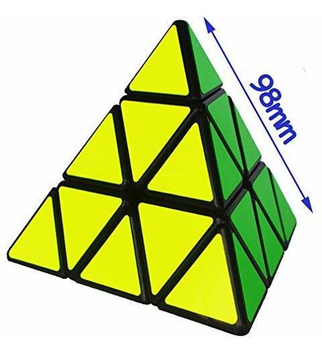 Rompecabezas Yj Pyramid Speed Cube Triangle Magic Cube, 3