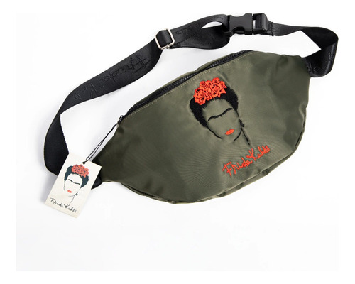 Riñonera Frida Kahlo Original Ny Embroidery Cara Suela 2337