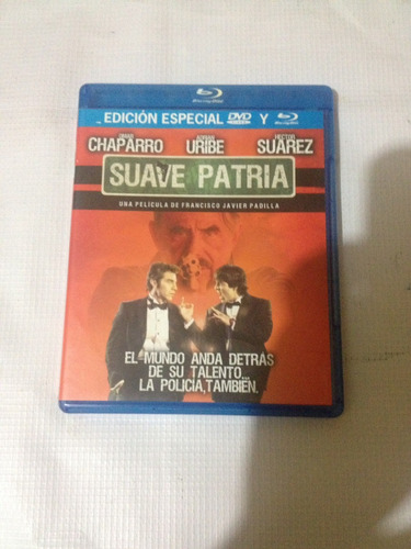 Omar Chaparro Suave Patria Blu Ray Dvd Original Doble Disco 