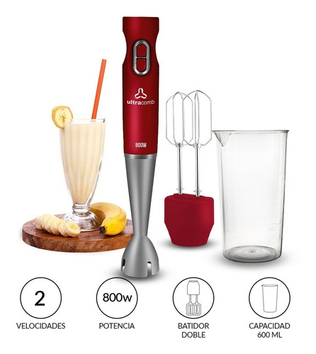 Mixer Ultracomb LM-2520 rojo 220V 50 Hz 800W