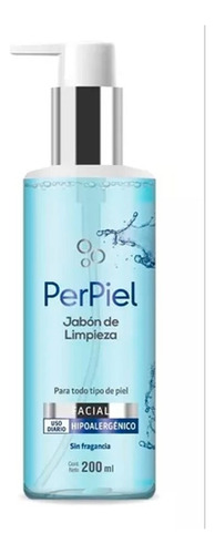 Perpiel Jabón De Limpieza Facial Sin Fragancia 200 Ml Tipo De Piel Todo Tipo De Piel