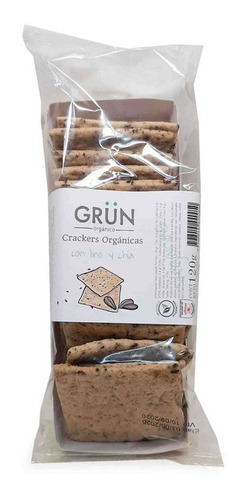 Crackers De Lino Y Chia Grun 120 G
