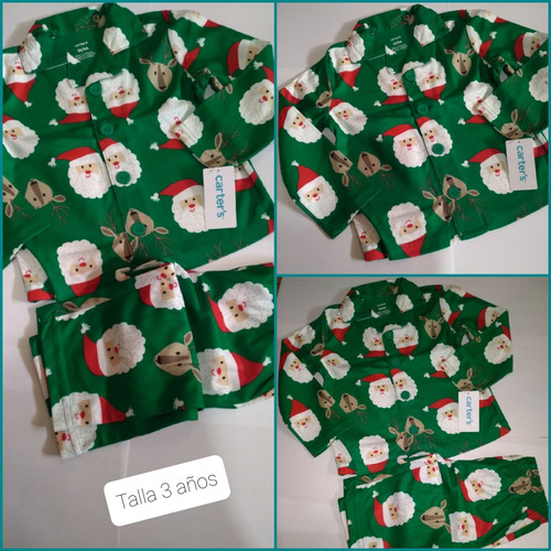 Pijamas Navideñas Carter's  Para Niños 