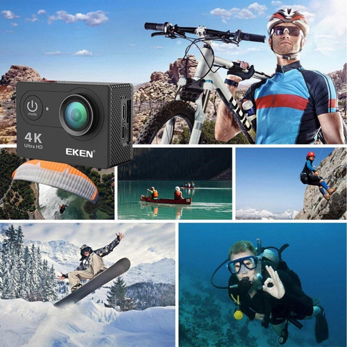 Cámara deportiva Eken H9R Plus 4K negra
