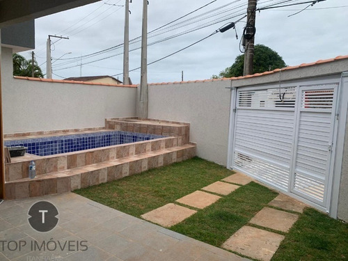 Imagem 2 de 11 de Casa Com Piscina À Venda 2 Dormitórios Em Itanhaém, São Paulo ,bairro Jardim Regina - Ca00548 - 68909673
