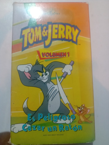 Película Vhs Tom Y Jerry Es Peligroso Cazar Un Ratón