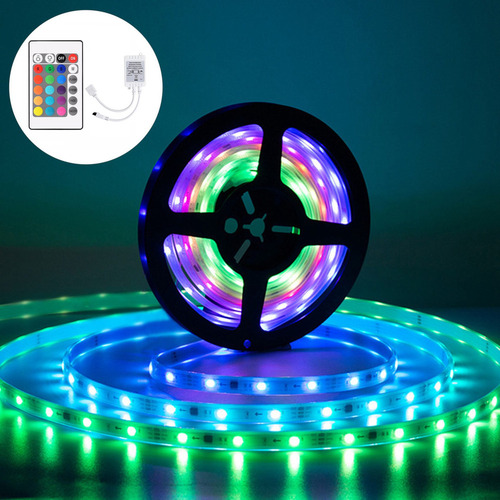 Cx Control Remoto De 24 Teclas+controlador Led Dc12v Caja