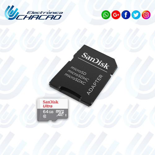 Imagen 2 de 4 de Tarjeta Microsd 64gb Sandisk