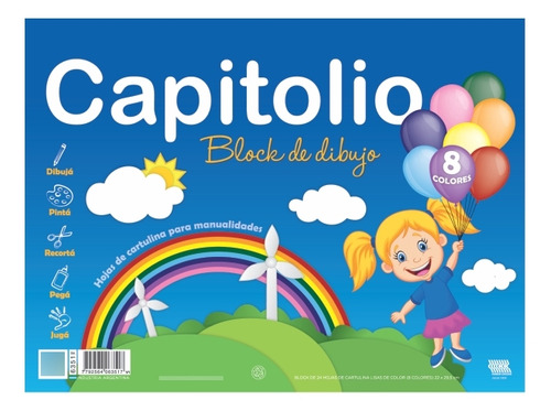 Block Capitolio N°5 Surtido 24 Hojas