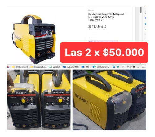 Maquina De Soldar 250 Amp