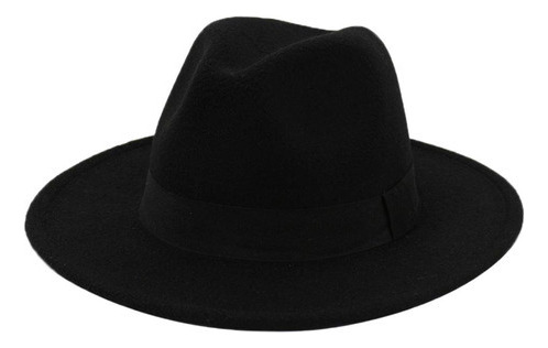 Elegante Sombrero Fedora Unisex Para Iglesia, Cinturón De In