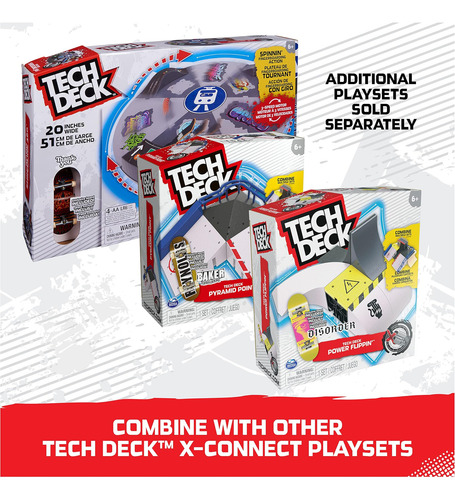 Tech Deck, Power Flippin, X-connect Park Creator, Juego De R