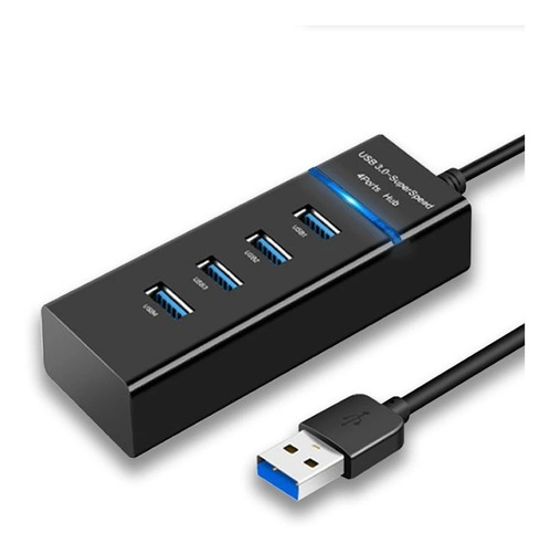 Hub Multi Usb 3.0 Duplicador Adaptador 4 Puertos