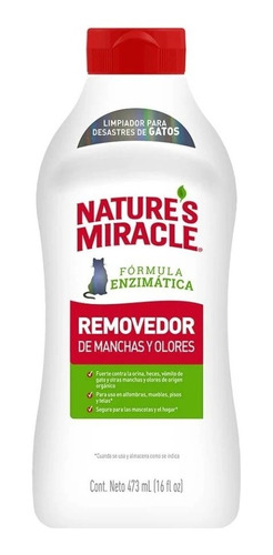 Removedor De Manchas Y Olores 473 Ml Nature's Miracle