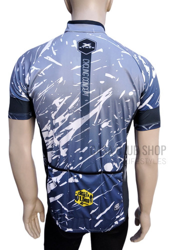 Imagen 2 de 6 de Remera Ciclismo Jersey Ciclista Estilo Clásico Bolsillos