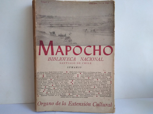 Revista Mapocho Tomo V N° 4   1966