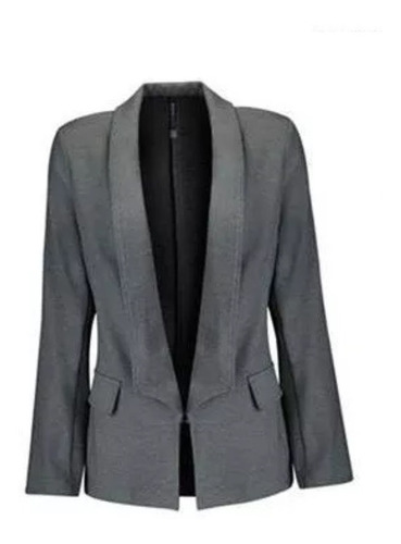 Saco 15309  Blazer Gris Moda Mexicana Rinna Bruni Ofhiv8