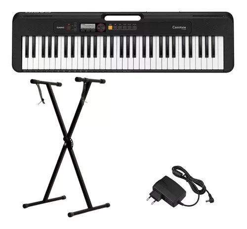 Kit Teclado Casio CT-S200 Branco + Pedal Stand - Koala Music