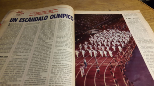 Revista El Grafico Nº 3800 1992 Escandalo Olimpico Barcelona