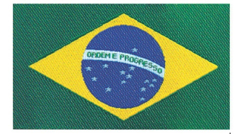 Etiqueta Bord Bandeira Brasil Najar 50 X 86mm - 20 Unidades