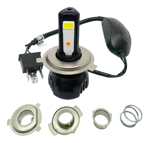 Par Lampada Farol Led Moto Bi-xenon 8000k 4400 Lumens