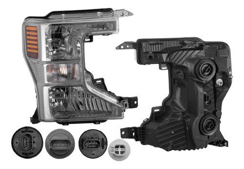 Faro Der Ford Super Duty P/halogeno 2020 2021 2022 Depo