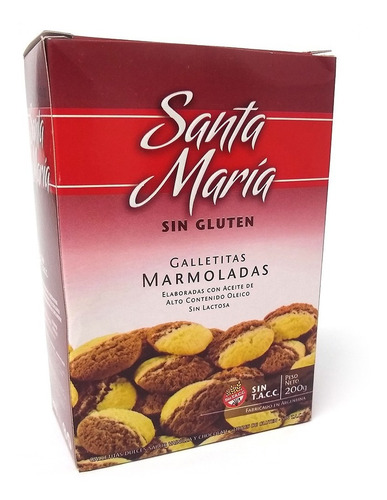 Galletitas Marmoladas X 200g Santa Maria Sin Tacc