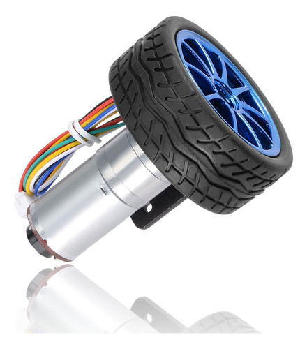 Motor Con Codificador Dc 12v 130 Rpm Para Robot Inteligente