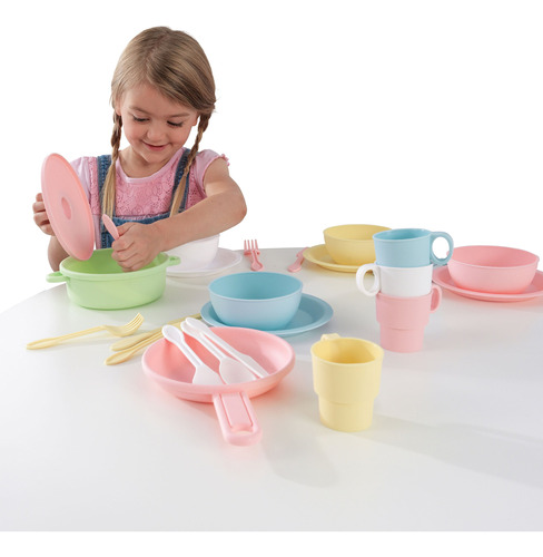 Kidkraft Juego De Utensilios De Cocina Pastel De 27 Piezas, 