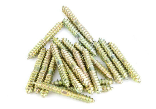 Conector De Muebles De Madera Con Extremos Roscados 20 Uds.
