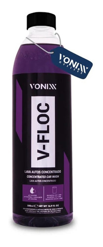V-floc Shampoo Automotivo Neutro Concentrado Vonixx 500ml