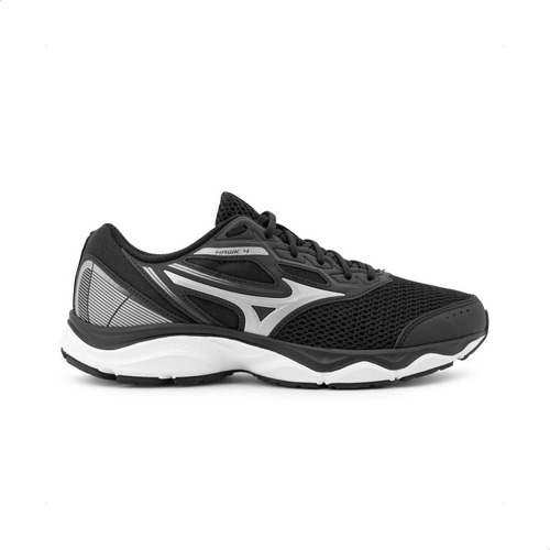 Tênis masculino Mizuno Wave Hawk 4 cor preto/cinza - adulto 42 BR